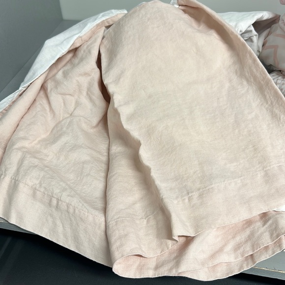 Pottery Barn Kids Other - Pottery Barn Kids Linen Crib Skirt